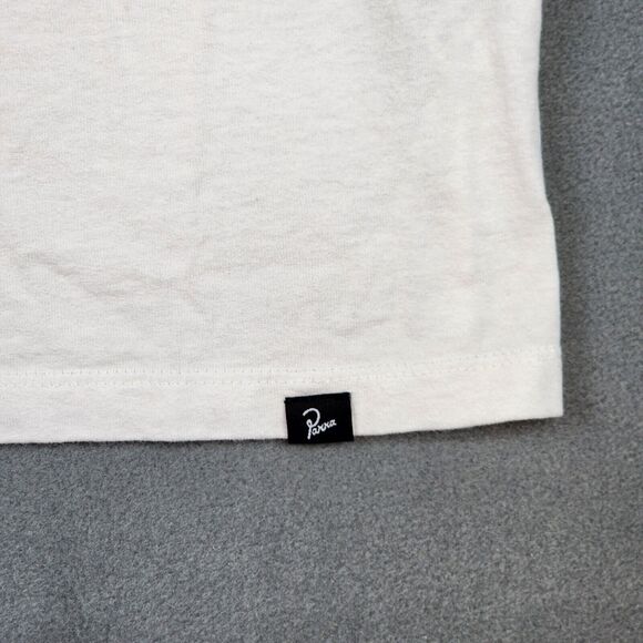 By Parra T-Shirt Accept Cat Lady Men's Size Medium White Short Sleeve Designer - Picture 3 of 8